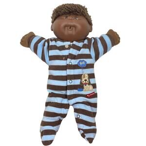 Vintage Cabbage Patch Kid African American Baby Boy Pajamas 1990 First Edition